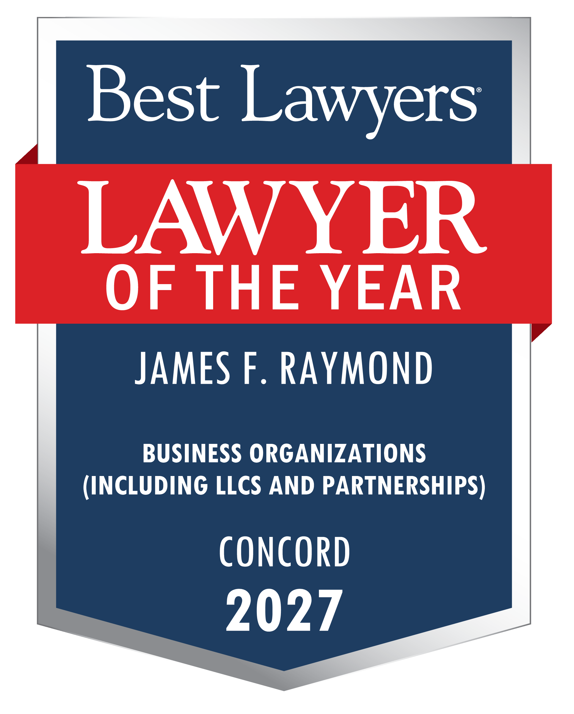 Best Lawyers Lawyer of the Year 2022 - Banking and Finance Law RAYMOND
