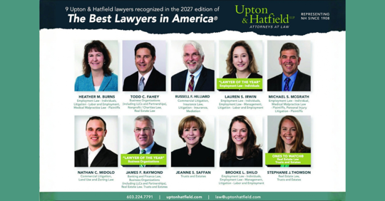 Image of Best Lawyers honorees