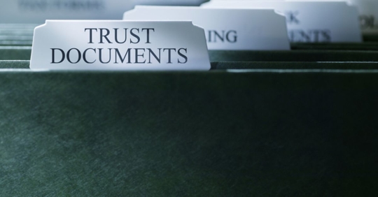 Trust document folder