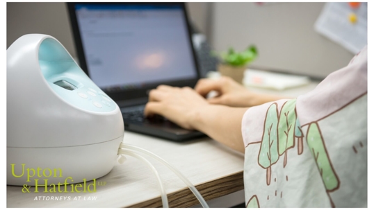 Woman pumping at work