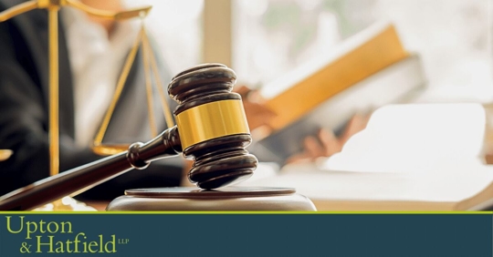 gavel on an attorney's desk