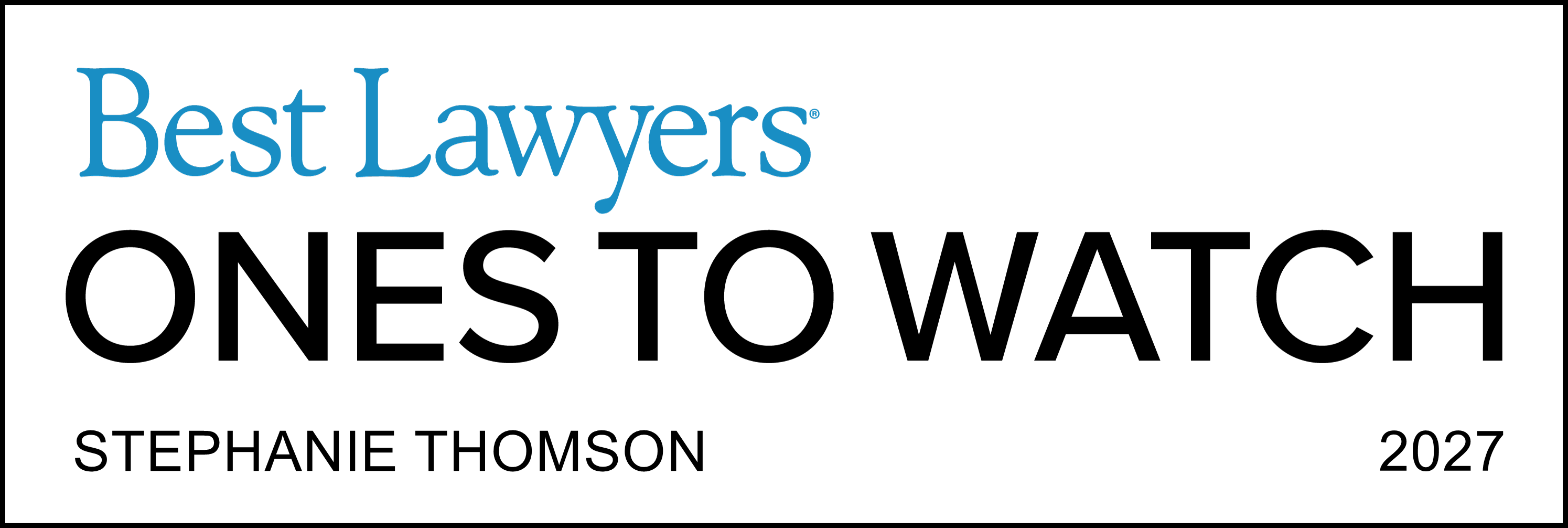 Best Lawyers Ones to Watch - Stephanie Thompson