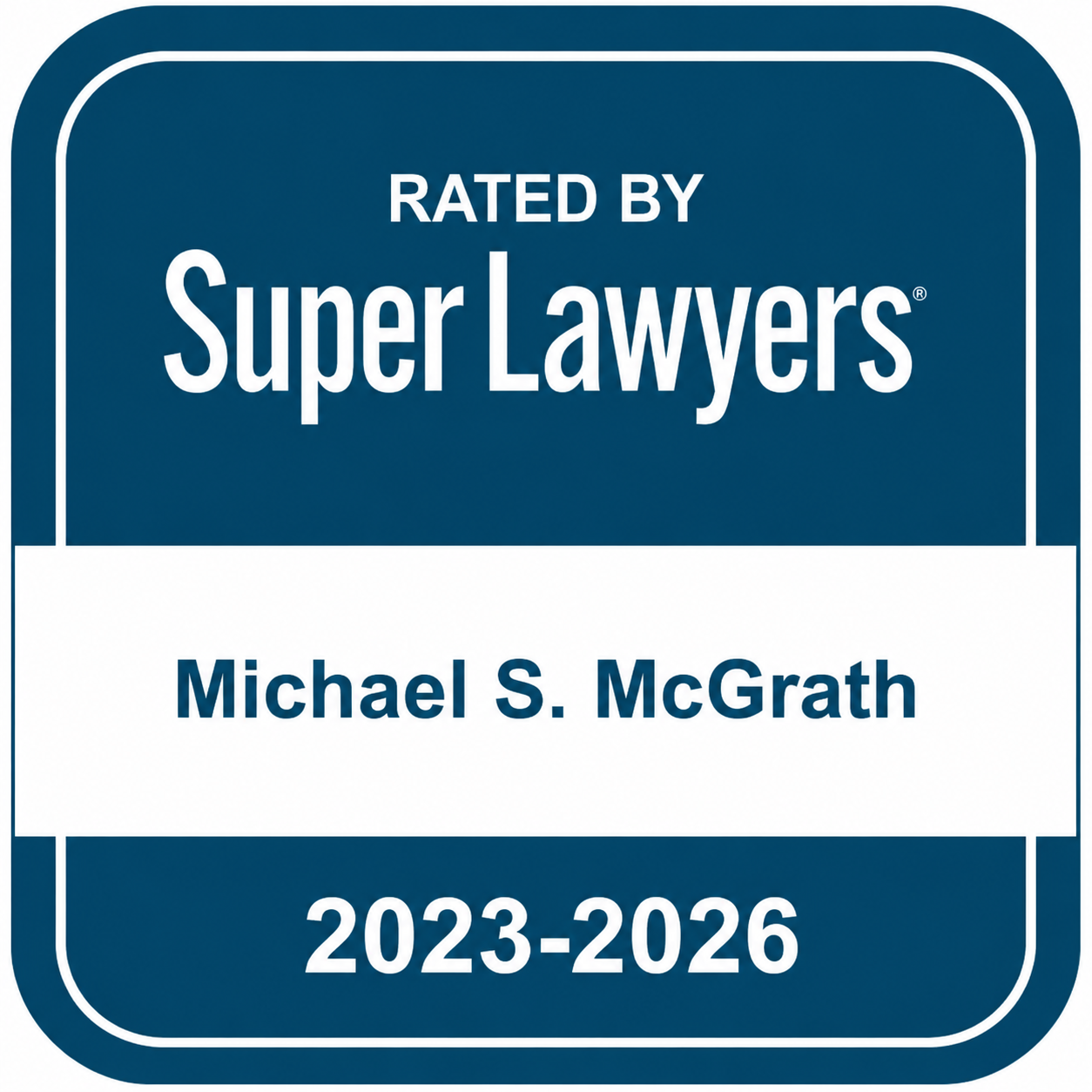 Super Lawyers 2026 Michael McGrath