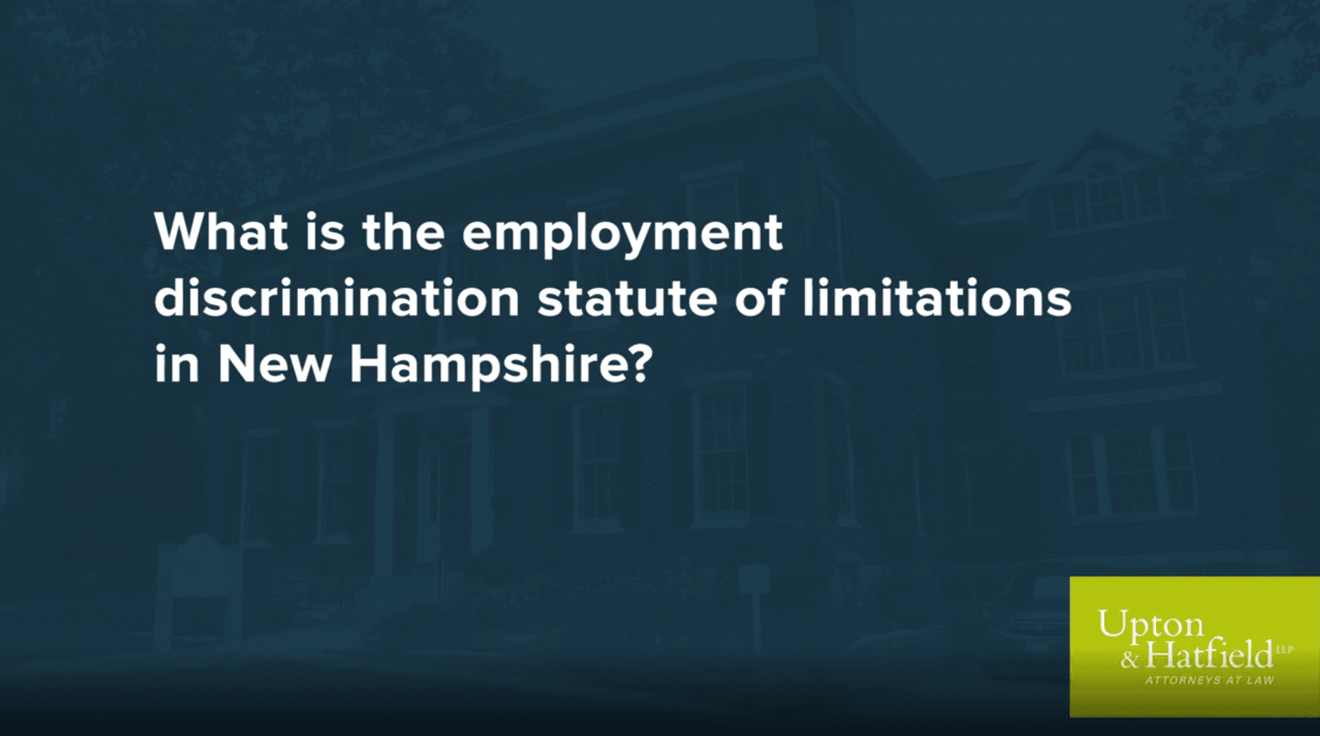 Video What You Need to Know About NH's Labor Laws