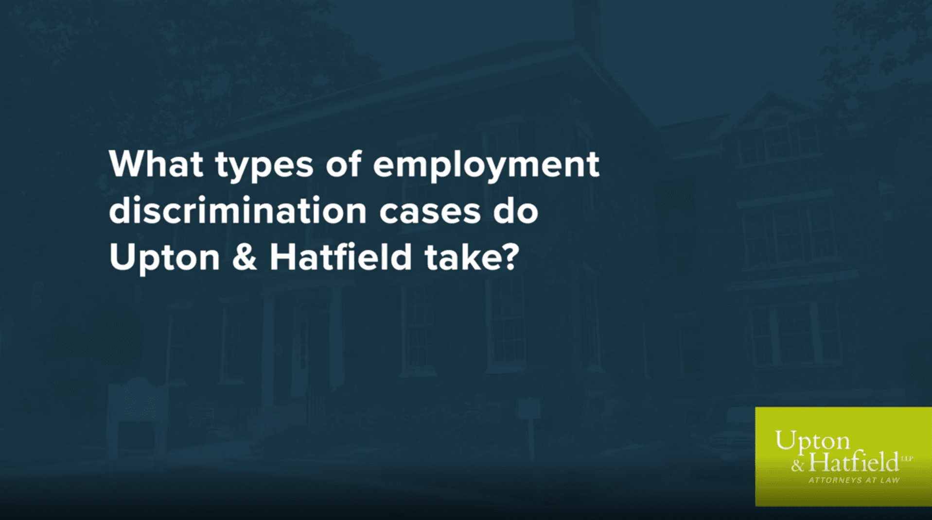 types of employment discrimination